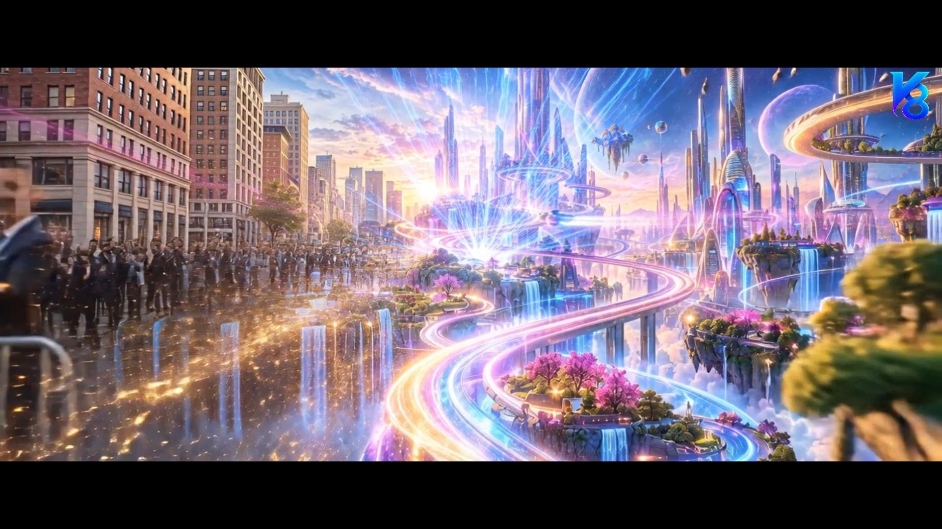 Alt text: Kre8or.ai creative universe – AI-generated artwork representing digital creativity, imagination and innovation.